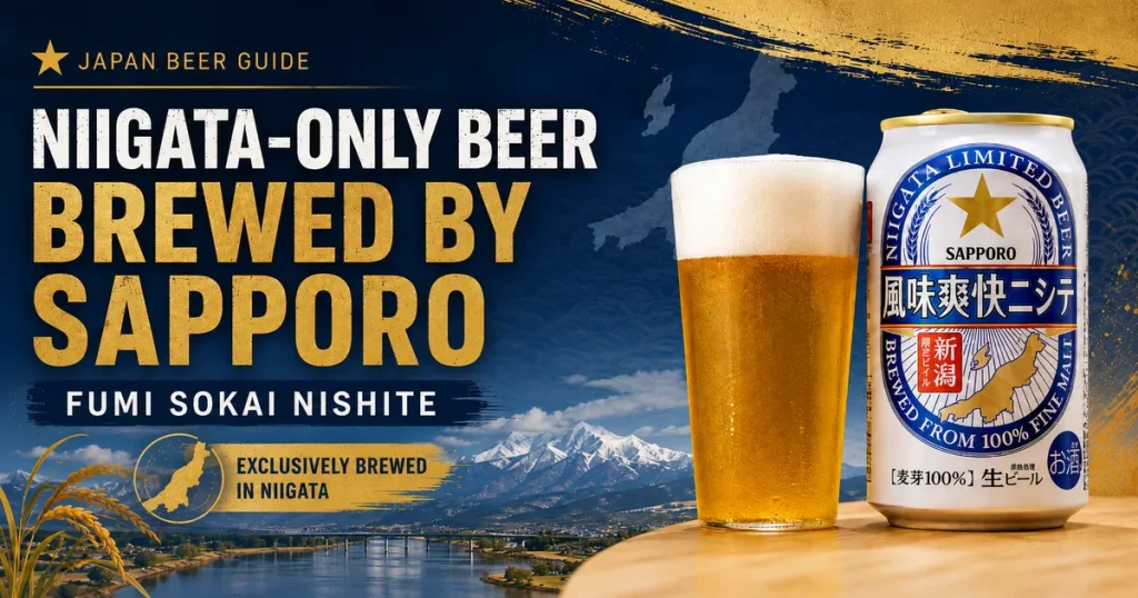 Discover Fumi Sokai Nishite: Sapporo’s Exclusive Premium Beer Only Found in Niigata