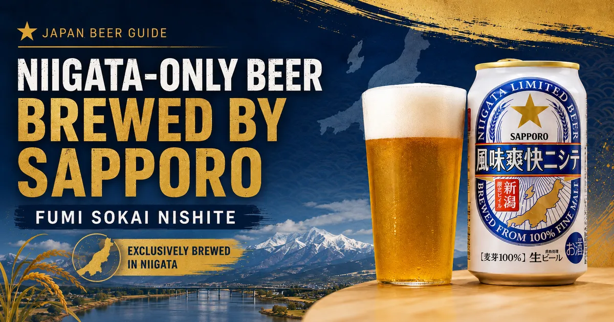 Discover Fumi Sokai Nishite: Sapporo’s Exclusive Premium Beer Only Found in Niigata